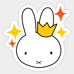 Miffy with Crown Sticker